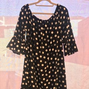 Polka dot dance dress. Only worn once